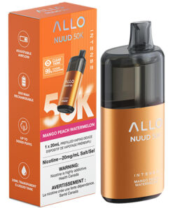 Buy Allo NUUD 50K Disposable Vape: Mango Peach Watermelon (20mL)