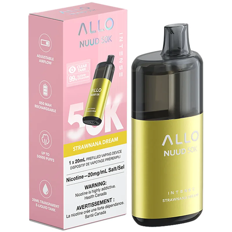 Buy Buy Allo NUUD 50K Disposable Vape: Strawnana Dream (20mL)