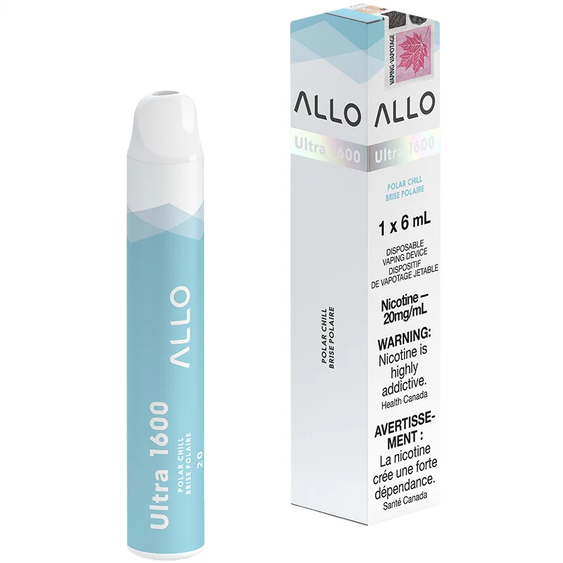 Buy Allo Ultra 1600 Disposable Vape: Polar Chill (6mL)