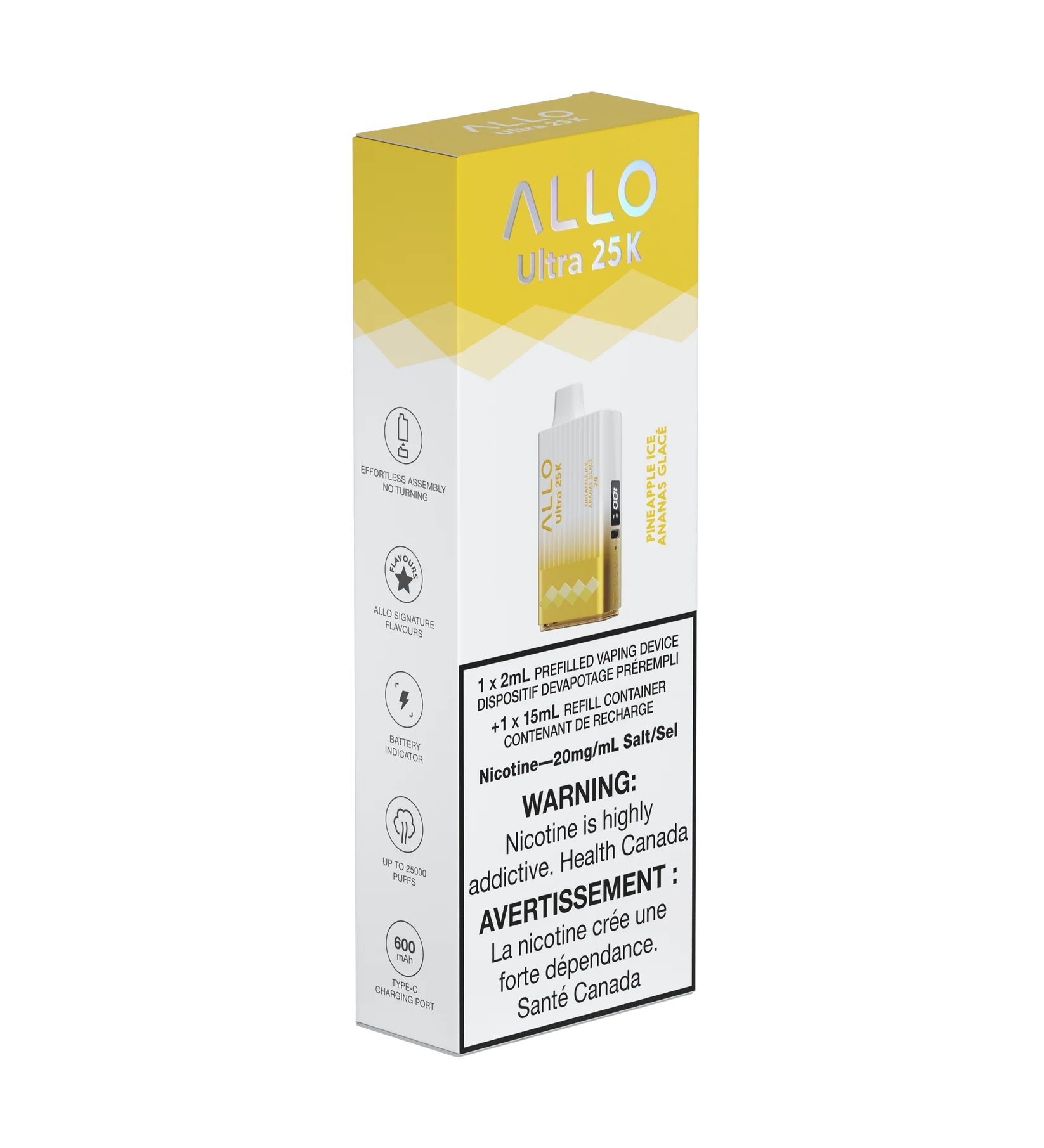 Buy Allo Ultra 25K Pineapple Ice